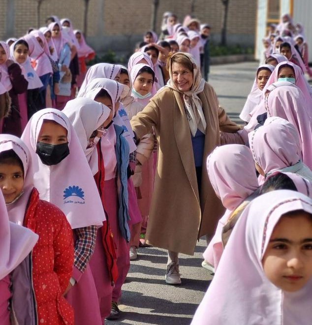Visiting Naraghi charity school